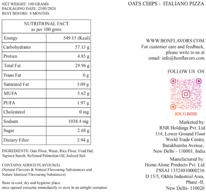 OATS CHIPS - ITALLIANO PIZZA