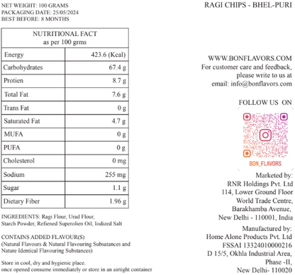 RAGI CHIPS - BHEL PURI